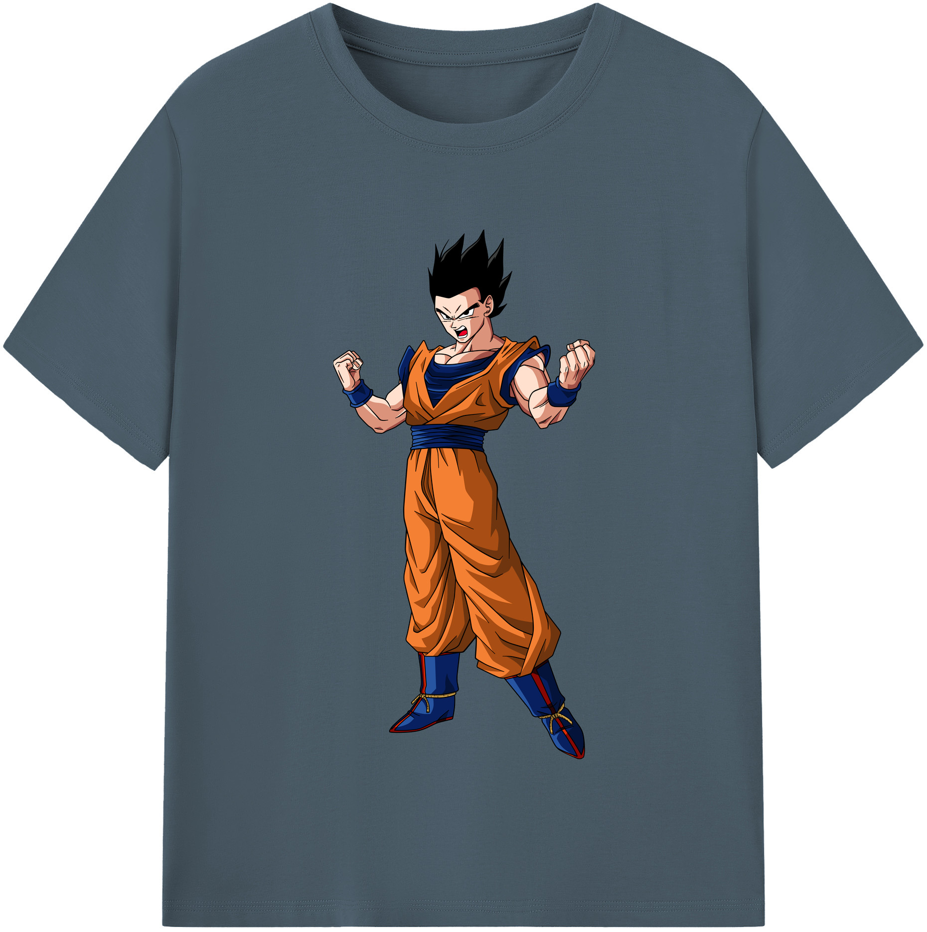 （画像用） ドラゴンボール 孫 悟飯（そんごはん）DRAGON BALL Son Gohan 綿100％半袖Tシャツ（フロントプリント）